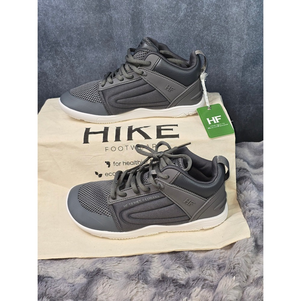 NWT Hike Footwear Lorana Sneaker DK Grey‎ Barefoot Unisex EU 36 US 6